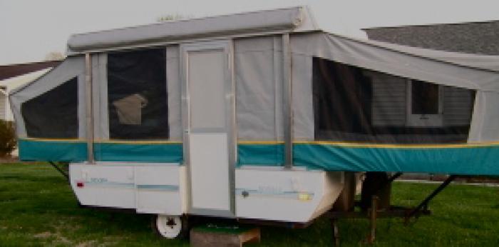 coleman tent trailer