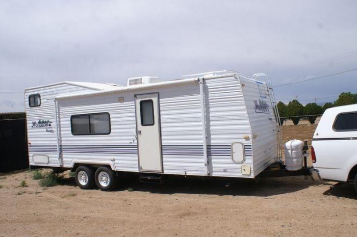 thor travel trailer toy hauler